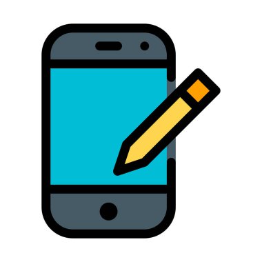 Telefon eskiz kalemi vektör çizim