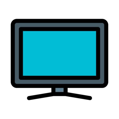 Monitör ekran vektör çizim