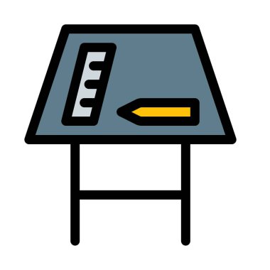 çalışma tablosu veya beyaz arka plan üzerinde izole iş yeri