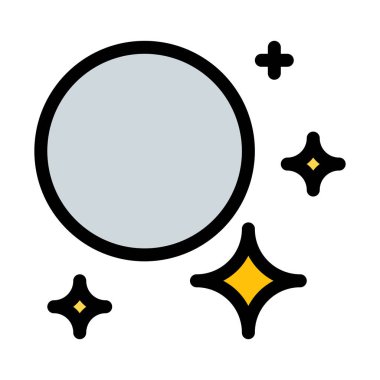 Gezegen göksel yıldız illüstrasyon vektör