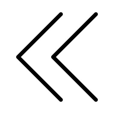 Beyaz arka plan üzerinde izole önceki çift ok