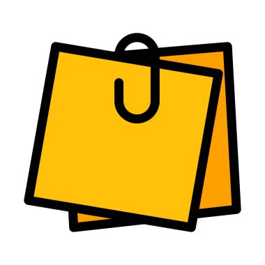 Kirpik Post It, vektör çizim