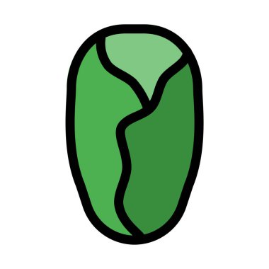 Çin marul yaprakları, vektör çizim