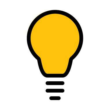 Floresan ampul, basit simgesi