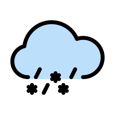 Kış sezonu üşenmeden, illüstrasyon vektör