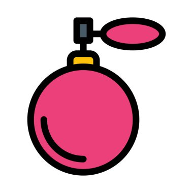 Sprey Koku şişe vektör çizim pompa