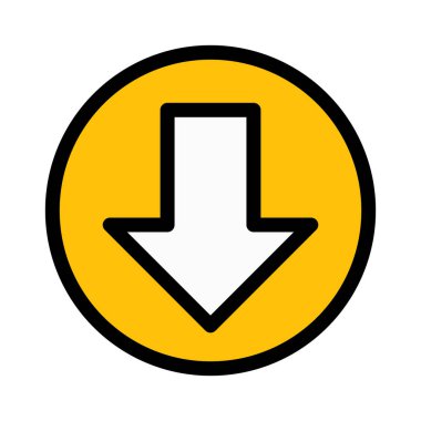 Ok düğmesini basılı beyaz arka plan üzerinde izole