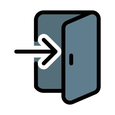 Girin veya basit vektör çizim giriş