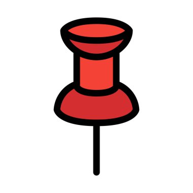 Pin itin vektör çizim Haritası