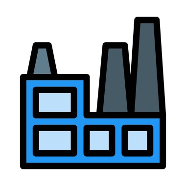 Fabrika veya beyaz arka plan üzerinde izole Mill