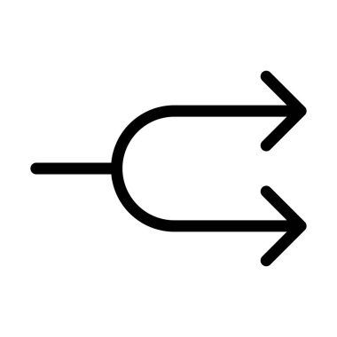 Çift beyaz arka plan üzerinde izole Lane ile sapmak