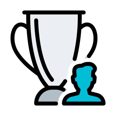 Kupa ödül kazanan, vektör çizim