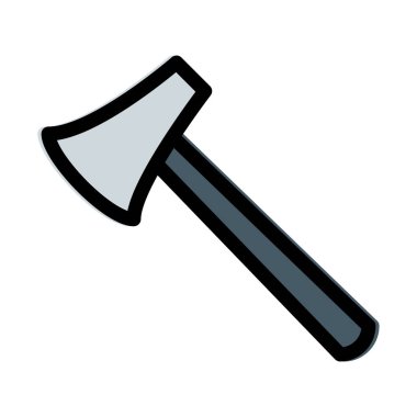 Balta kesici alet beyaz arka plan üzerinde izole