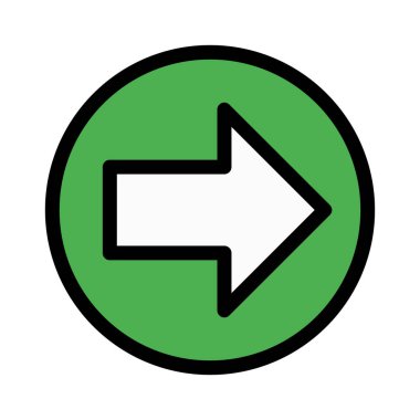 Beyaz arka plan üzerinde izole ileri ok düğmesini