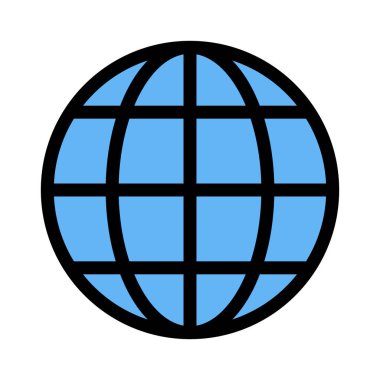 Küre işareti, vektör çizim