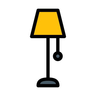 Oda iç lamba, basit simgesi