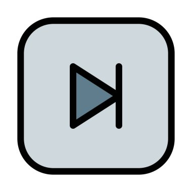 Sonraki parça düğmesini vektör çizim