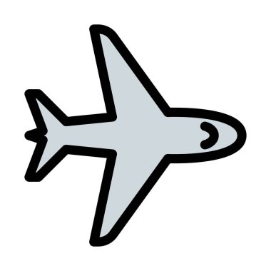 Yolcu uçağı vektör çizim