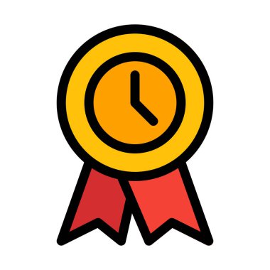 Ödülü rozet vektör çizim bekliyor 