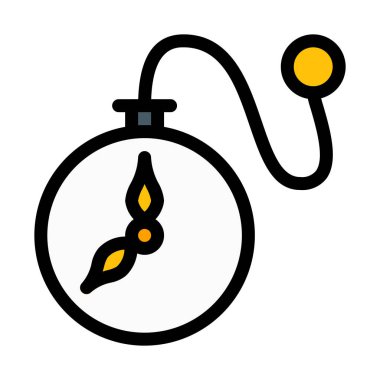 Vintage cep saati vektör çizim