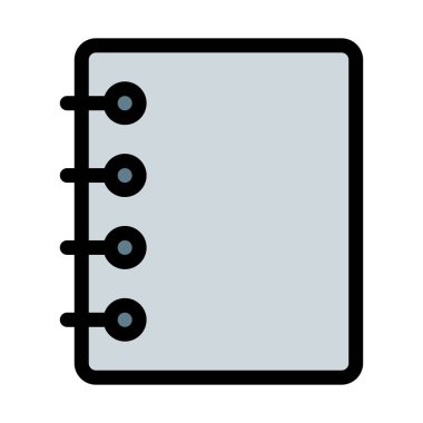 Spiral Defter kapağı vektör çizim