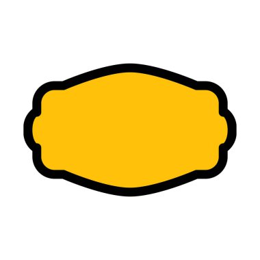 basit çerçeve, basit soyut vektör çizim 