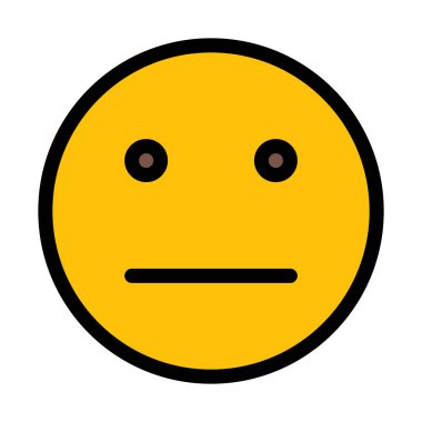 Boğaz ifade Emoji beyaz arka plan üzerinde izole