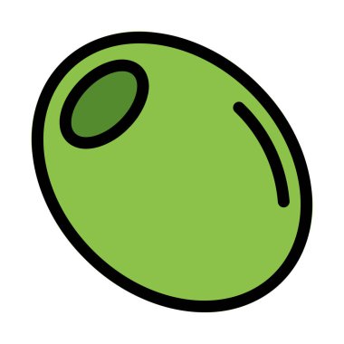 Besin zengin Olive, vektör çizim