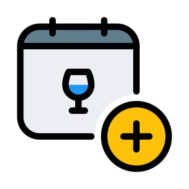 Beyaz arka plan üzerinde olay vektör çizim Ekle