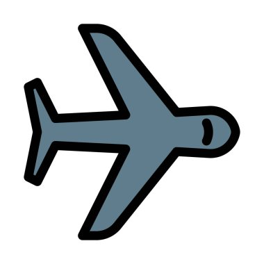 Uçak Havacılık ulaşım, vektör çizim