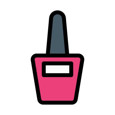 Tırnak cilası vernik vektör çizim