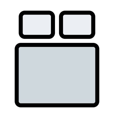 King Size Bed, basit simgesi