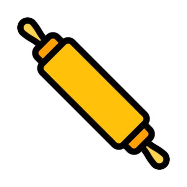 oklava, basit soyut vektör çizim 