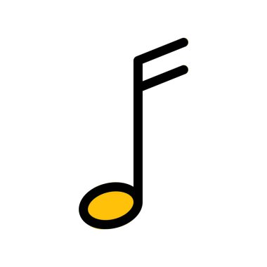 Müzik Not - gösterimi vektör çizim