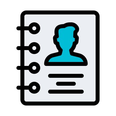 Erkek Sağlık kitapçık vektör çizim beyaz arka plan üzerinde