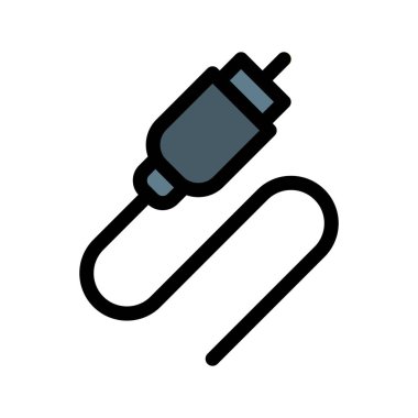 vektör çizim AUX müzik dolu 