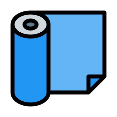 Paket kağıdı rulo vektör çizim