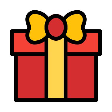 Hediye kutusu vektör çizim Paketli