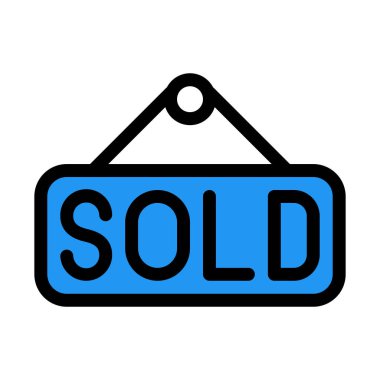 Özellik satılan beyaz arka plan üzerinde izole bildirimi