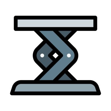 Ağır ekipman Lifter, vektör çizim