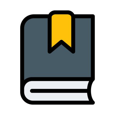 En sevdiğim kitap vektör Illustration beyaz arka planda yer imi