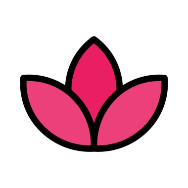 Lotus Spa sembolü, basit simgesi