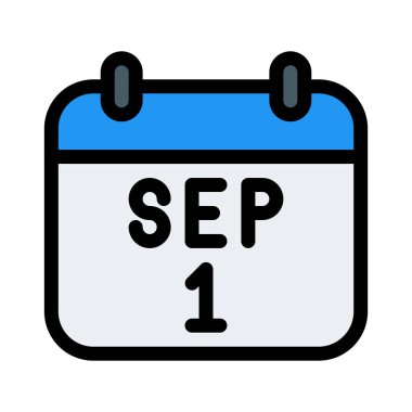 İlk gün okul vektör çizim beyaz arka plan üzerinde