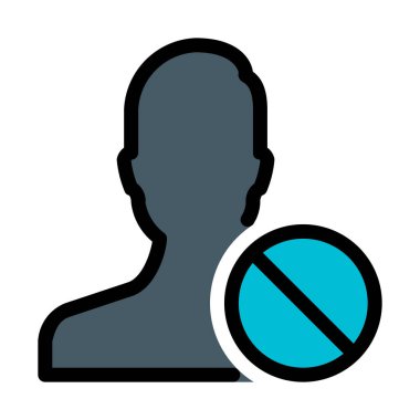 Kullanıcı vektör çizim beyaz zemin üzerine görevden