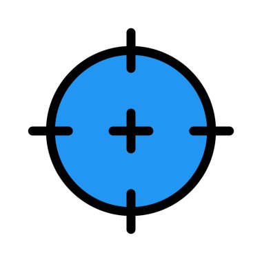 Hassas seçin veya AIM, basit soyut vektör çizim 