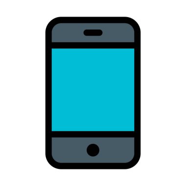 Hareket eden telefon aygıt vektör çizim