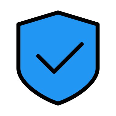 Güvenlik Duvarı güvenlik üzerinde vektör çizim beyaz arka plan üzerinde