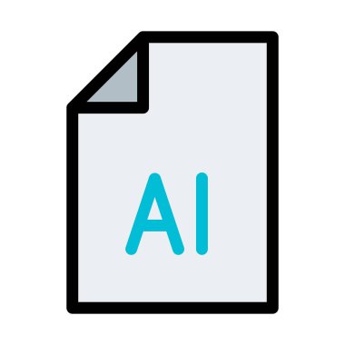 Illustrator tasarım dosya, basit simgesi