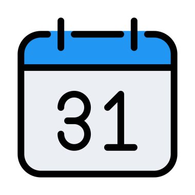 Takvim zaman çizelgesi vektör çizim beyaz zemin üzerine sefer planı