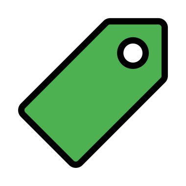 Etiket veya yer işareti vektör çizim 